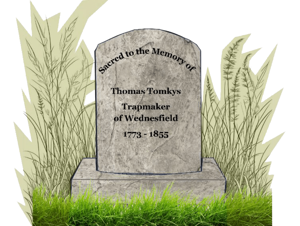 The first burial in Wednesfield New Burial Ground – Thomas Tomkys (1773 to&nbsp;1855)